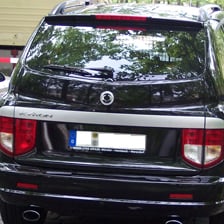 ssangyong rexton 5 door station wagon boot lid